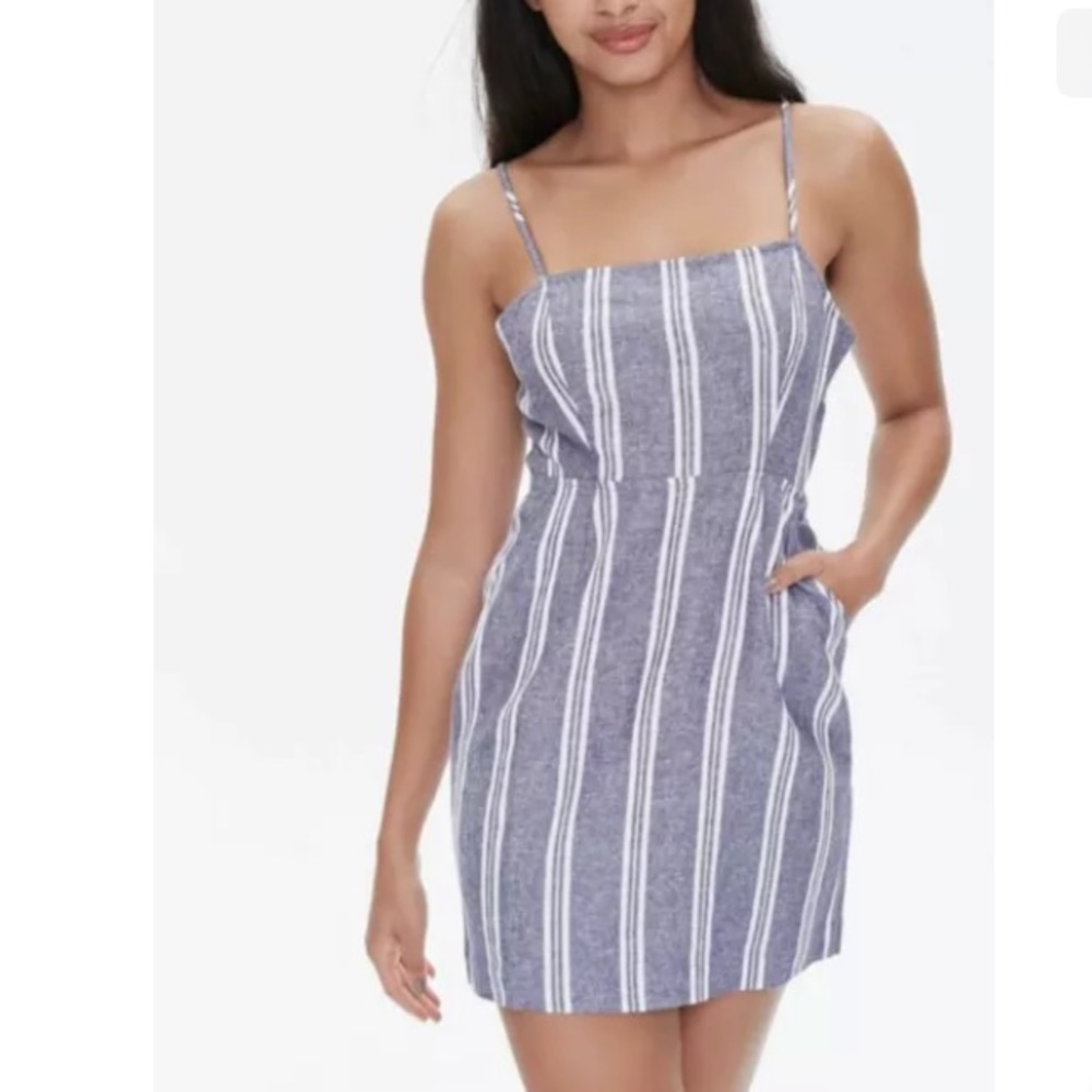 Forever 21 Small Striped Cami Mini Dress